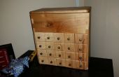 Diseño de una caja de costura de cajón 21 (con revestimiento de cedro aromático) en sketchup