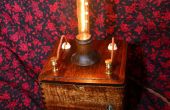 Vintage lámpara Steampunk