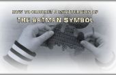 Cómo Crochet una Mini versión del símbolo de Batman