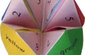 Viejo Skool diversión de espalda en el día: Origami Fortune Teller