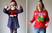 Mi DIY Upcycled redecoró blusas de Navidad