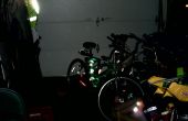 Luces de LED de seguridad para la bicicleta de noche
