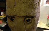 Escultura de cabeza de Groot