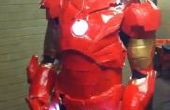 Traje de Iron Man (marca 3) barato con trabajo frontal, luces, electrónica