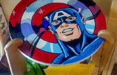 Marvel Heroes pintada tabla de los cabritos de Cool