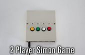 Dos jugadores juego de memoria Simon con interruptores externos