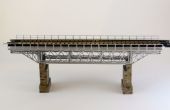 Construcción de un modelo a escala 1: 160 (N) de un puente de ferrocarril del braguero