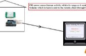 Web sala de monitoreo sistema basado usando Arduino