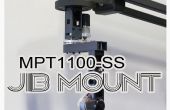 MPT1100-SS Pan y Tilt - cómo montar una grúa de horca