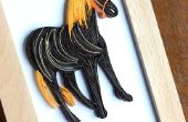 Papel Quilling caballo