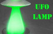 Resplandor en el oscuro lámpara UFO