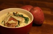 Sopa Toscana con rojo patatas, Salchicha italiana y Kale