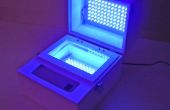 Caja de exposición UV LED