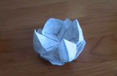 Loto de origami flotante