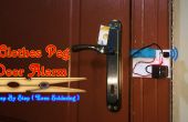 Cómo hacer que la alarma de puerta Simple usando ropa Peg (DIY)