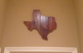 Decoración de pared de madera Texas