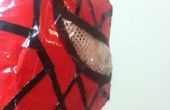 Máscara de Spiderman de cinta del conducto
