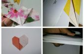 Arte de fuente o simple bricolaje 4 papel lindo, rápido y fácil de origami y la escuela