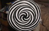 Hacer una espiral de LSD motorizado - una poderosa ilusión en tu muro! 