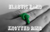 Banda elástica anudada anillo