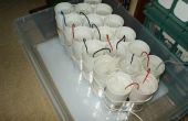 Matriz de Leyden Jar para bobinas de Tesla