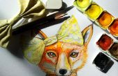 Cómo pintar un zorro en acuarela