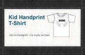 Hierro en mano imprime - camiseta para mamá