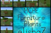Minecraft muebles plantas