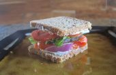 ¿Mini sándwiches de salmón ahumado