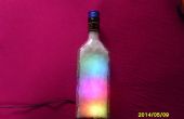 Cambio de lámpara de botella de color