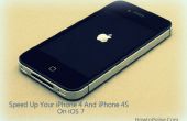 Cómo acelerar el iPhone 4 y iPhone 4s en iOS 7