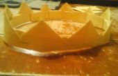 Corona de papel de origami