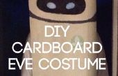 DIY Wall-e de Eve traje de cartón