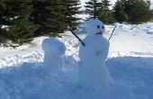 Calvin y Hobbes cañón de nieve y muñeco de nieve