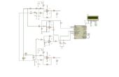 Medida de corriente CA amplificador de la diferencia y el microcontrolador