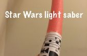 Como hacer sable de luz Star Wars