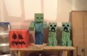 Madera contrachapada Minecraft figuras para Halloween (o siempre) 