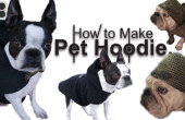 Fácil DIY! Coser desde cero - sudadera con capucha para mascotas! 