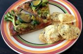 Pizza de quinua con brócoli y Calabacín relleno (No harina Pizza)