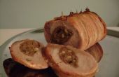 Porkamacon! Rellenas de jamón de cerdo envuelto en bacon