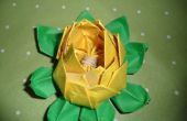 Flor de loto de origami
