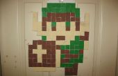 Carteles de Sprite de 8 bits (Link, Mario, Rupia verde)