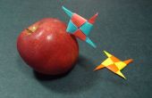 Cómo hacer una estrella Ninja puntiagudos de papel (Origami estrella lanzar Shurikens)! 