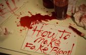 Cómo hacer sangre falsa