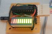 Control simple gráfico de barras de LED con Arduino