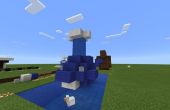 Pequeña ballena azul: Minecraft creaciones