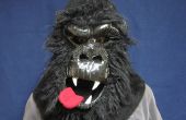Máscara de gorila gorila de cinta