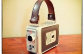 Bolso de mano Vintage Movie cámara