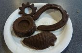 Cómo a los moldes de la forma con la aspiradora chocolate