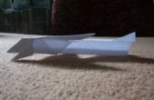 Avión de papel del pez volador